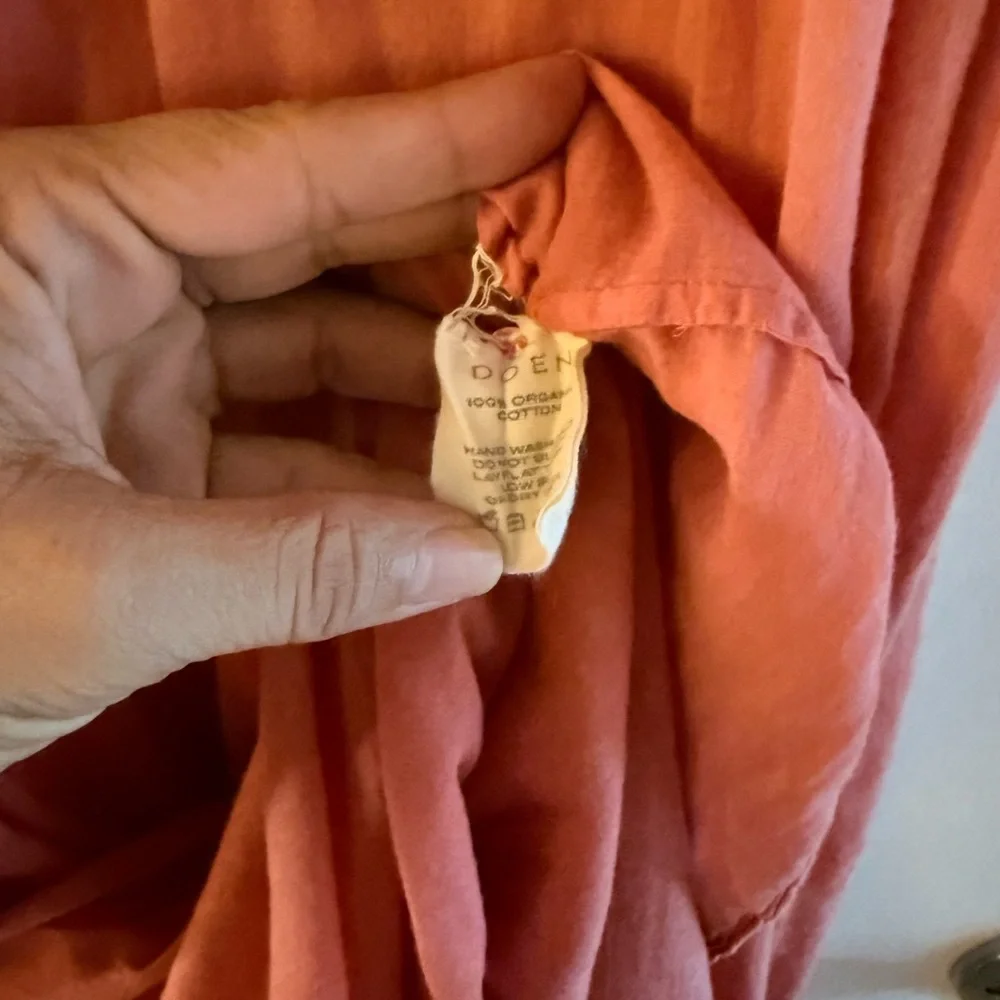 Doen Seville Nightgown in Summer Mirage Coral Midi Dress - Picture 5 of 11